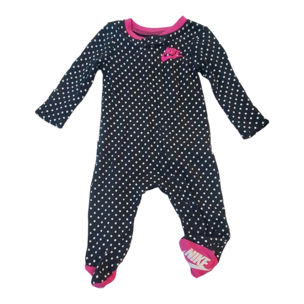 Nike Baby Girls Graphic Footed Coverall| Size 3M